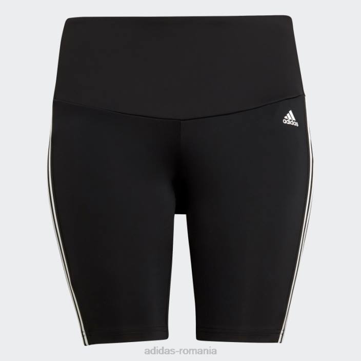 Adidas colanți scurti sport cu talie înaltă proiectați negru (plus mărime) adidas femei alb negru 2JBN10647