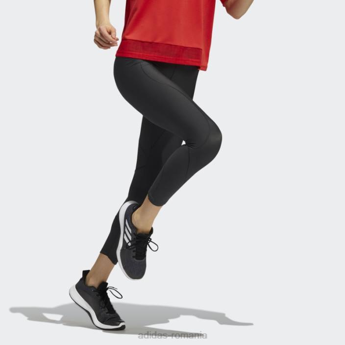 Adidas colanti carbon yoga primeblue 7/8 femei carbon 2JBN3185
