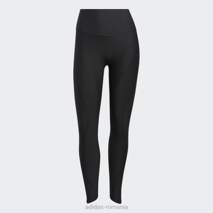 Adidas colanti carbon yoga primeblue 7/8 femei carbon 2JBN3185