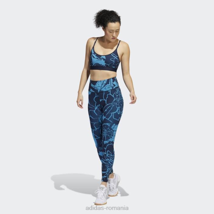 Adidas craft blue optime superher training 7/8 jambiere adidas femei craft blue 2JBN10563