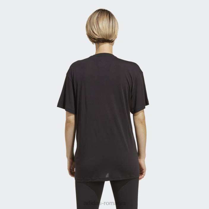 Adidas elegant aeroready train essentials tricou pentru alăptare (maternitate) alb femei alb negru 2JBN2384