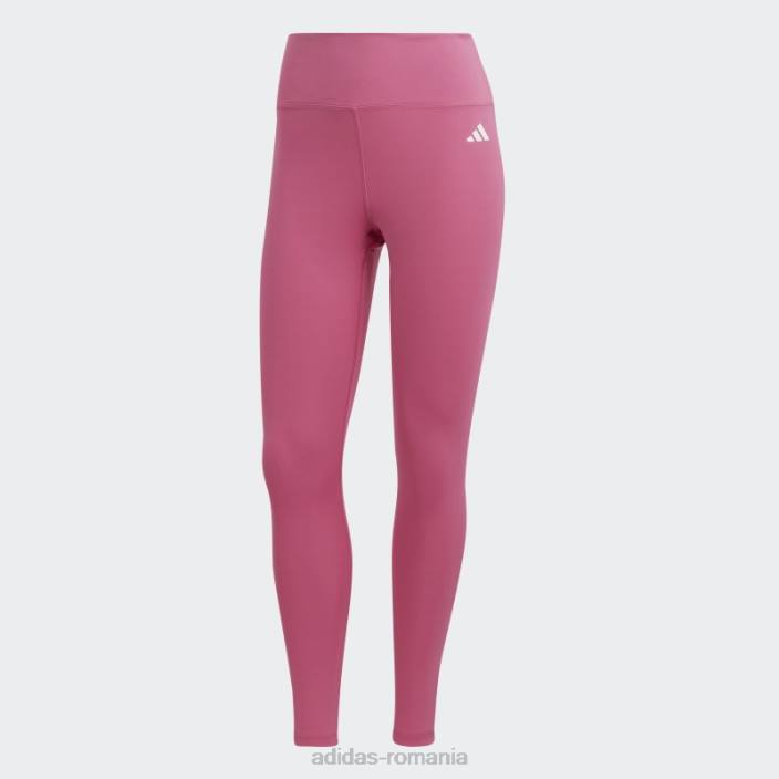 Adidas esențiale pentru antrenament jambiere 7/8 cu talie înaltă fucsia femei fucsie 2JBN9763