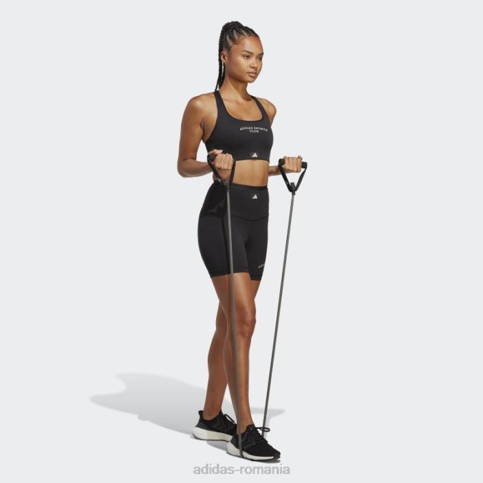 Adidas fashion sports club sutien mediu suport negru adidas femei negru 2JBN9642
