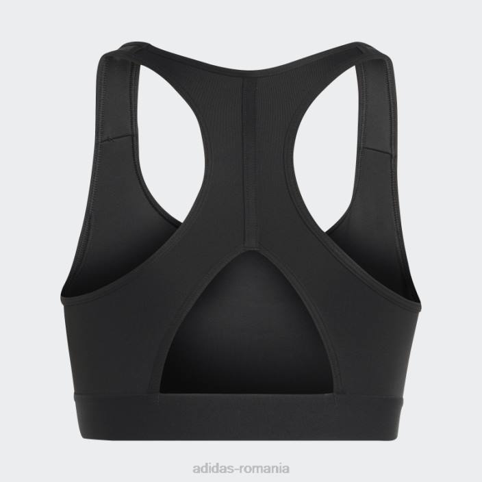 Adidas fashion sports club sutien mediu suport negru adidas femei negru 2JBN9642