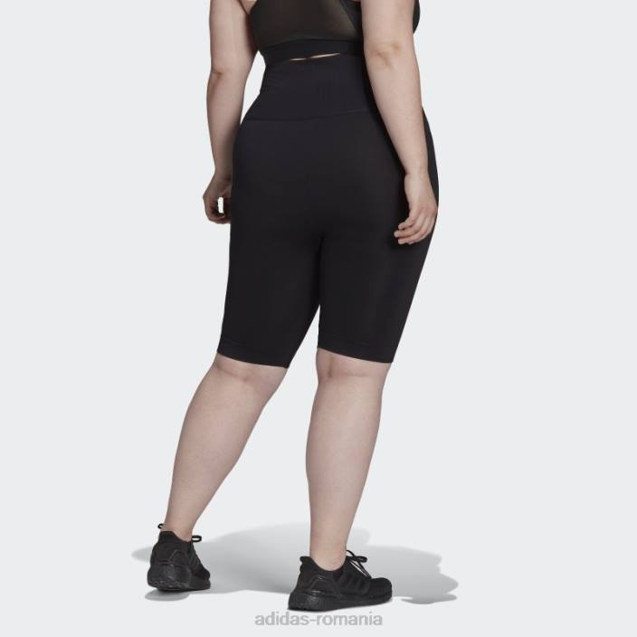 Adidas formotion sculpt biker colanti scurti (plus marime) negri femei negru 2JBN10646