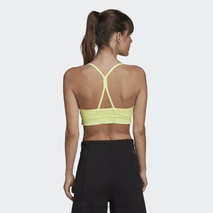 Adidas fulger galben x karlie kloss sutien de sustinere lumina moda femei lumina intermitent galben 2JBN2774