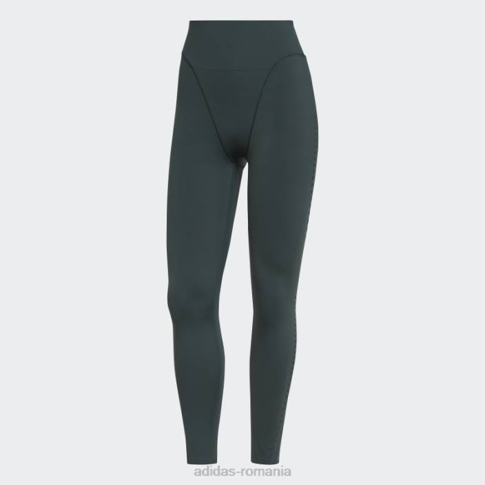 Adidas green optime training best of 7/8 leggings fashion femei verde 2JBN2680