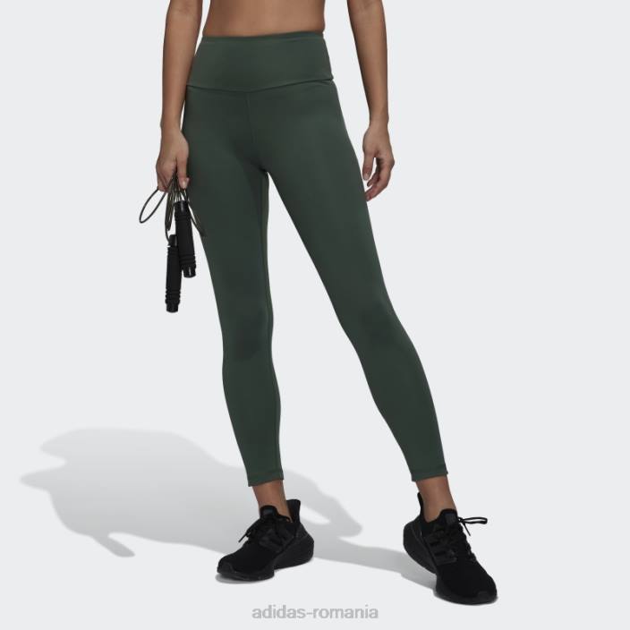 Adidas green oxide yoga essentials jambiere cu talie înaltă adidas femei oxid verde 2JBN10431