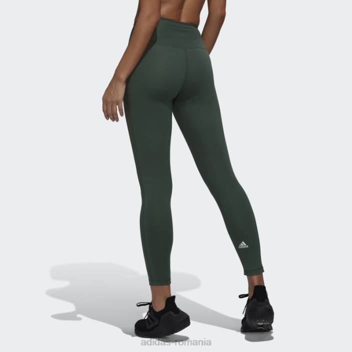 Adidas green oxide yoga essentials jambiere cu talie înaltă adidas femei oxid verde 2JBN10431