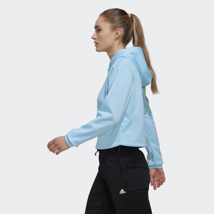 Adidas hanorac aeroready albastru femei cerneală albastră 2JBN10334