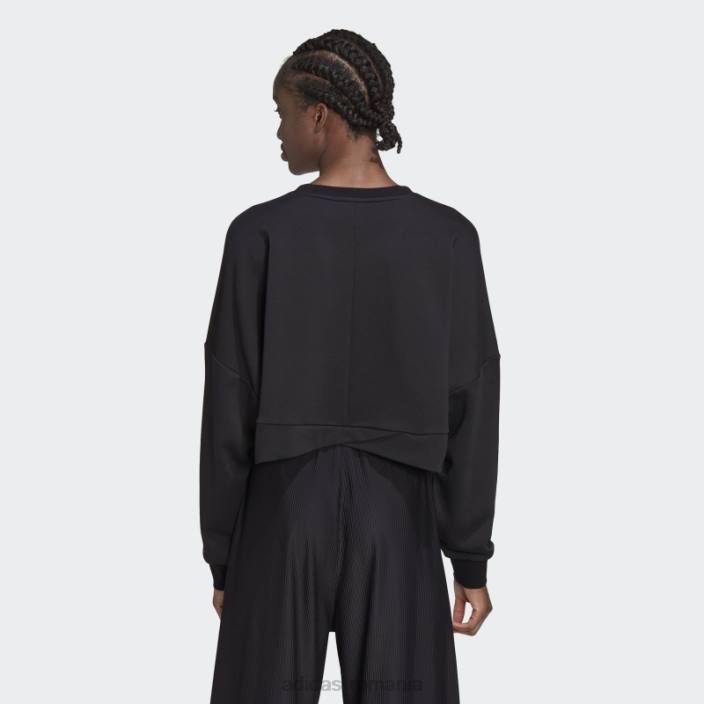 Adidas hanorac negru aeroready studio loose adidas femei alb negru 2JBN10671