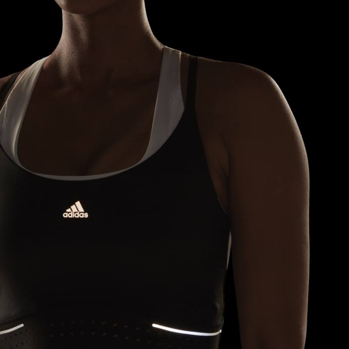 Adidas hiit 45 de secunde crop tank top negru femei negru/carbon 2JBN17576