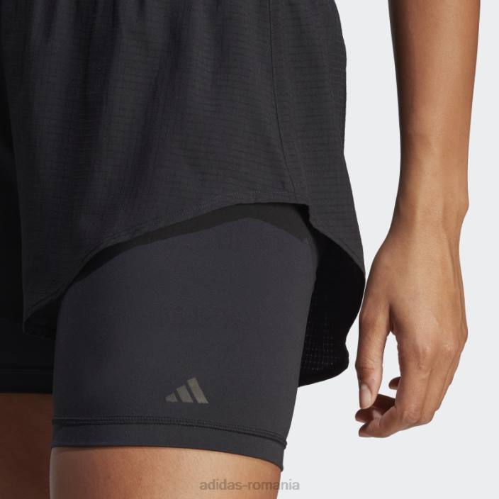 Adidas hiit heat.rdy training 2-in-1 pantaloni scurți negru adidas femei negru 2JBN9090