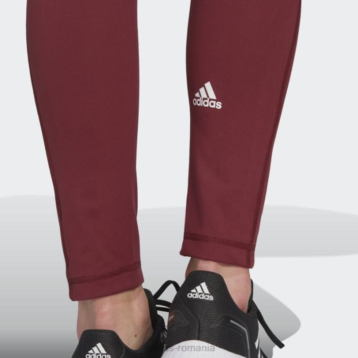 Adidas hot red yoga essentials jambiere cu talie înaltă femei roșu 2JBN9911