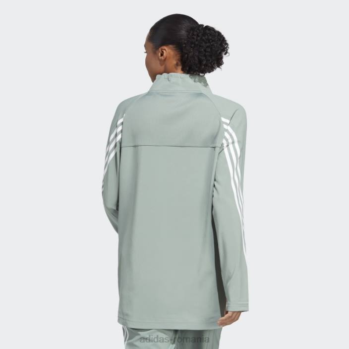 Adidas icoane tren cu acoperire completă verde argintiu femei verde argintiu/alb 2JBN9668