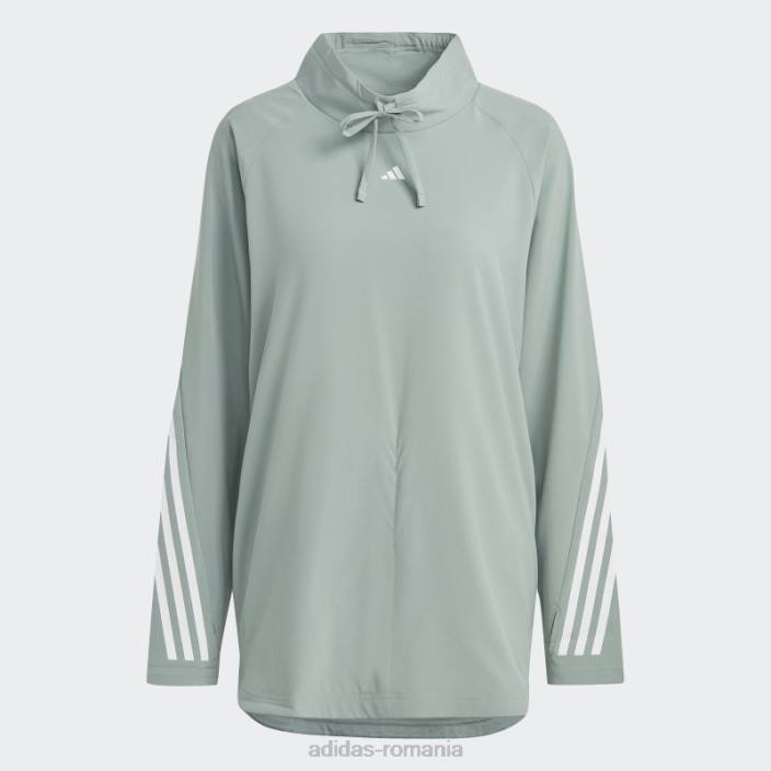 Adidas icoane tren cu acoperire completă verde argintiu femei verde argintiu/alb 2JBN9668