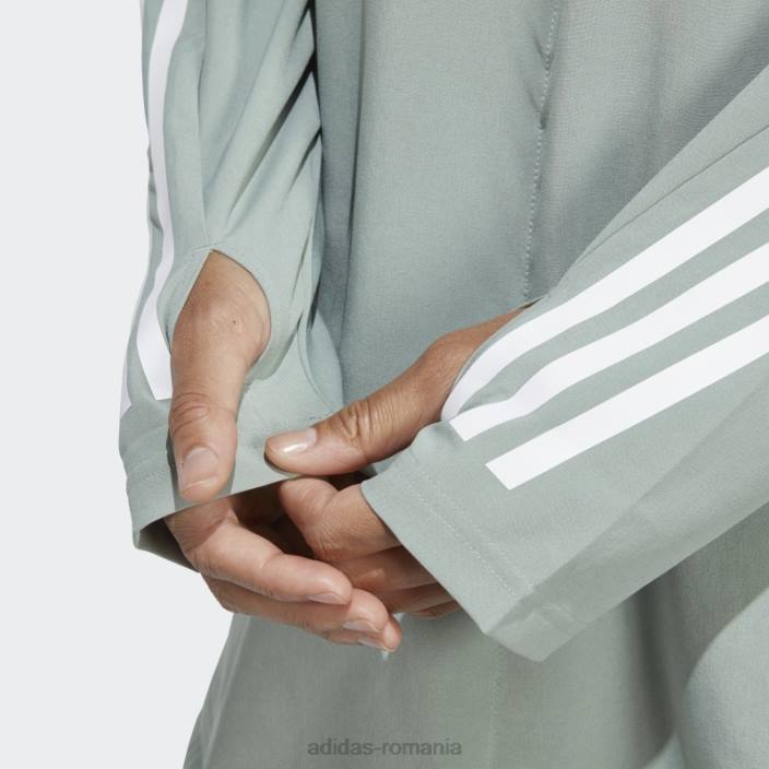 Adidas icoane tren cu acoperire completă verde argintiu femei verde argintiu/alb 2JBN9668