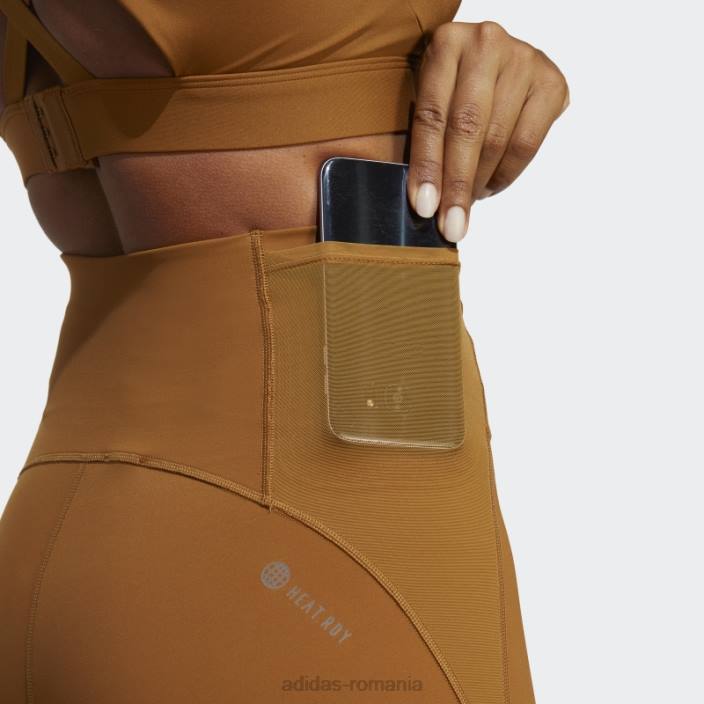 Adidas jambiere 7/8 de antrenament hiit croite bronz femei bronz 2JBN16823