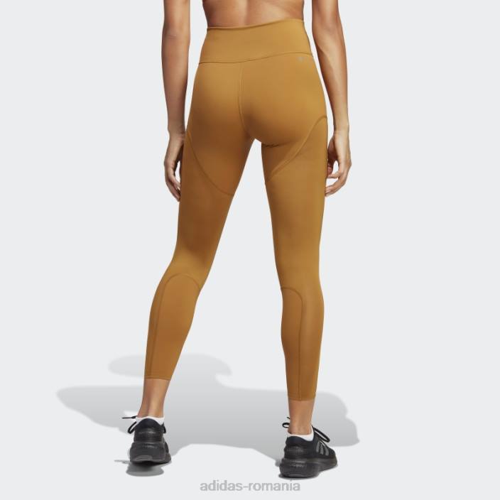 Adidas jambiere de antrenament hiit lux croite bronz femei bronz 2JBN9316
