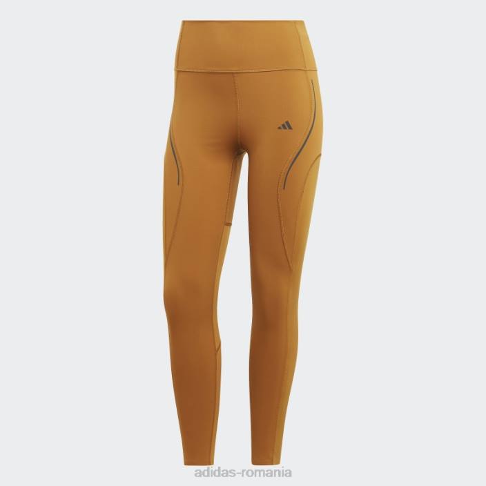 Adidas jambiere de antrenament hiit lux croite bronz femei bronz 2JBN9316