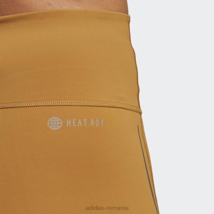 Adidas jambiere de antrenament hiit lux croite bronz femei bronz 2JBN9316
