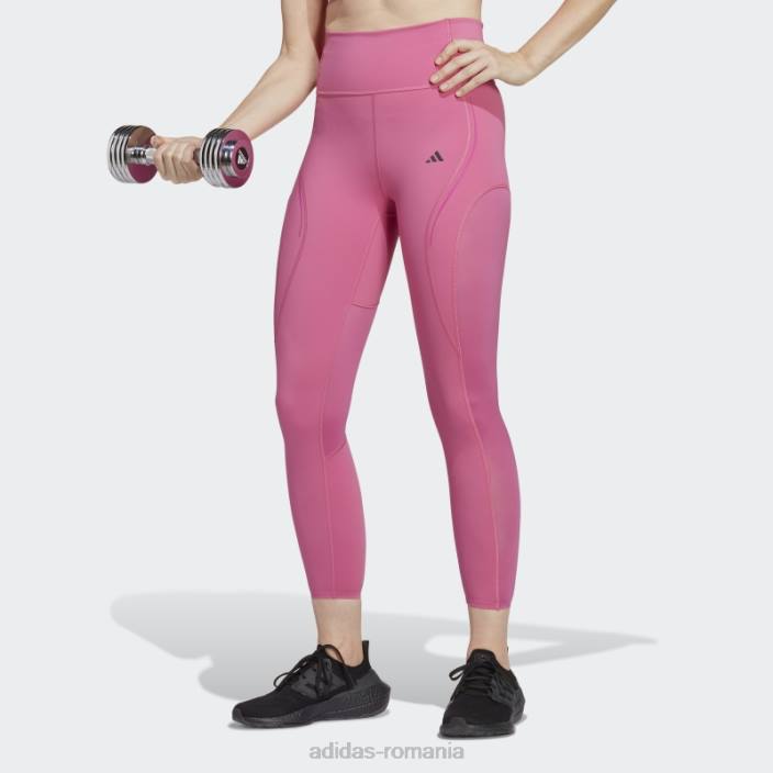 Adidas jambiere de antrenament hiit lux croite fucsia adidas femei fucsie 2JBN17307