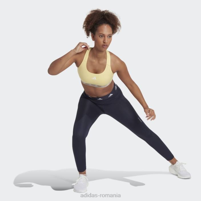 Adidas jambiere ink techfit 7/8 femei cerneală/alb 2JBN10601