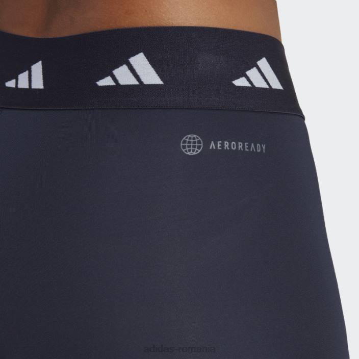 Adidas jambiere ink techfit 7/8 femei cerneală/alb 2JBN10601