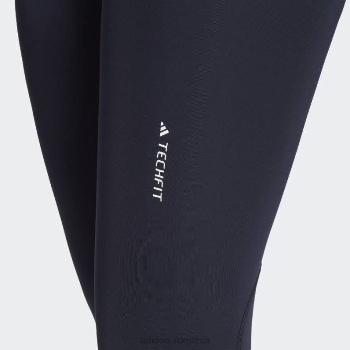 Adidas jambiere ink techfit 7/8 femei cerneală/alb 2JBN10601