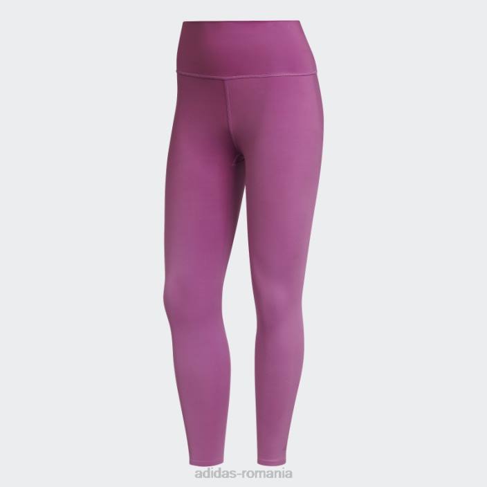 Adidas jambiere lila optime training luxe 7/8 femei liliac 2JBN10697