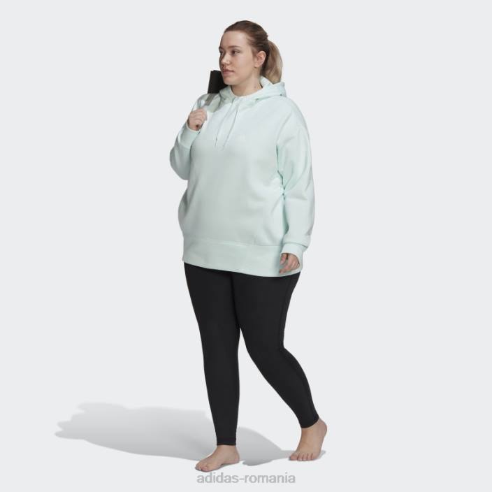 Adidas jambiere negre cu talie înaltă pentru yoga esențiale (plus mărime) femei negru 2JBN17032