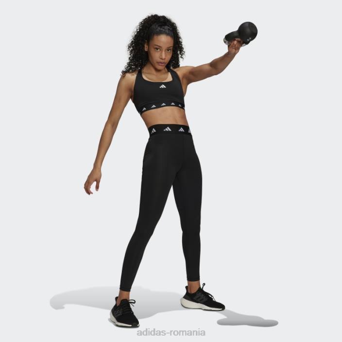 Adidas jambiere negri techfit period proof 7/8 femei negru 2JBN16841