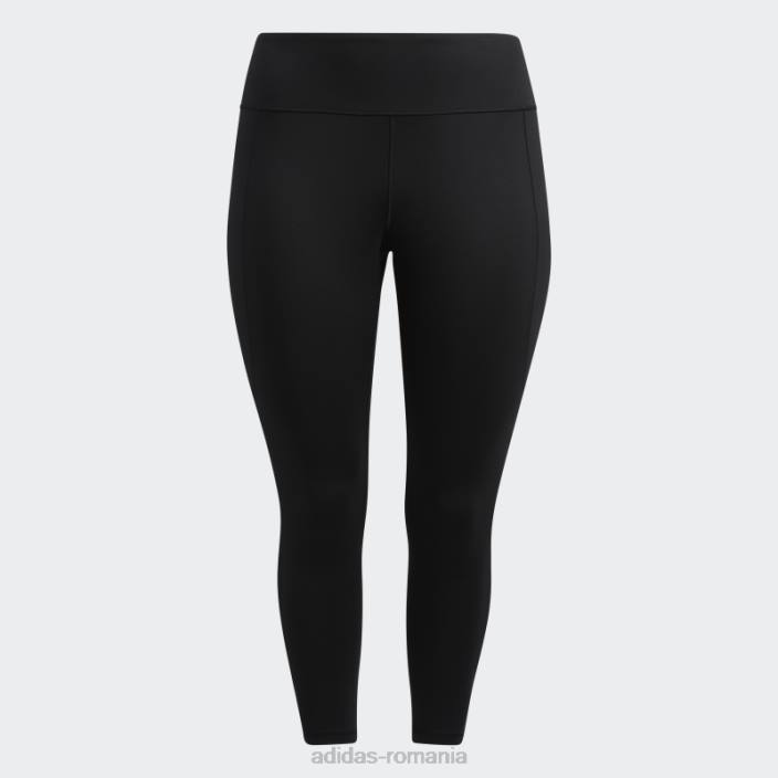Adidas jambiere negri yoga studio 7/8 (plus mărime) fierbinți femei negru 2JBN17092