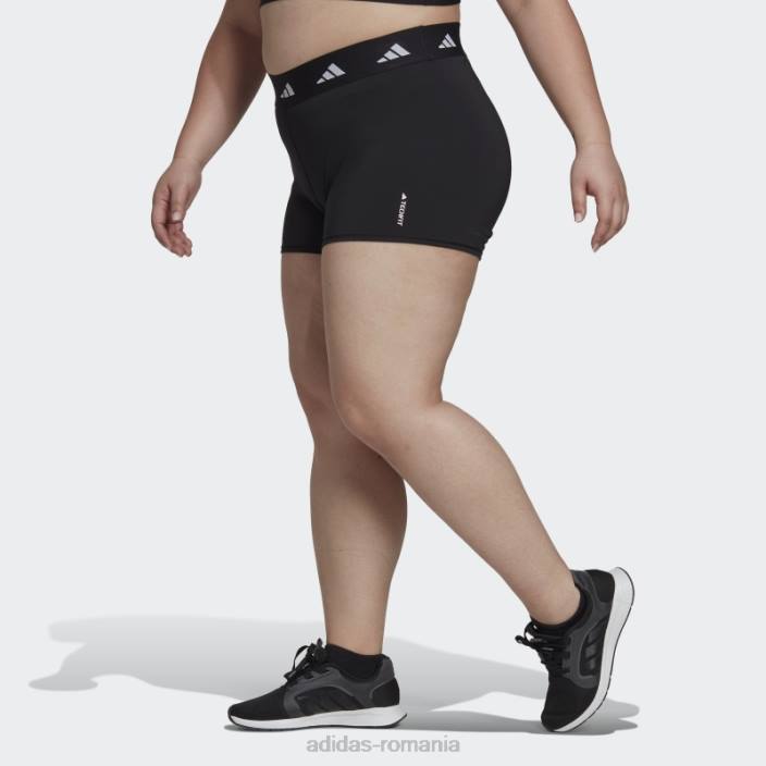 Adidas jambiere scurte techfit (mărime plus) negru adidas femei negru 2JBN9870