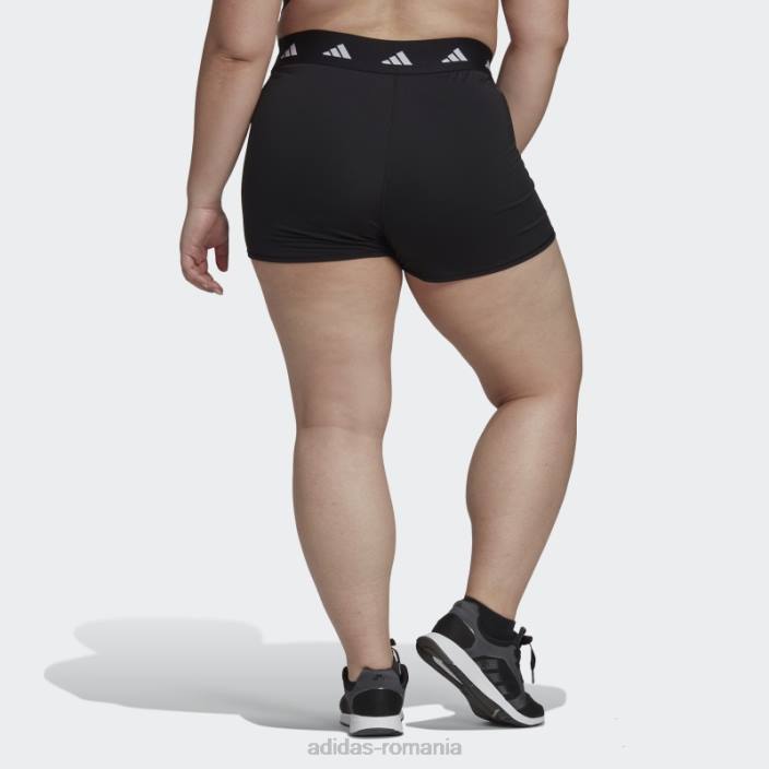 Adidas jambiere scurte techfit (mărime plus) negru adidas femei negru 2JBN9870