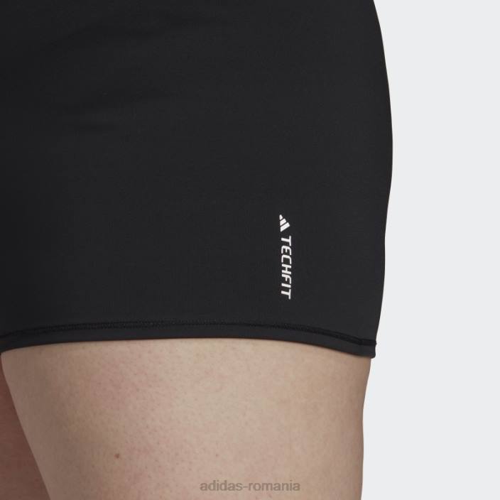 Adidas jambiere scurte techfit (mărime plus) negru adidas femei negru 2JBN9870