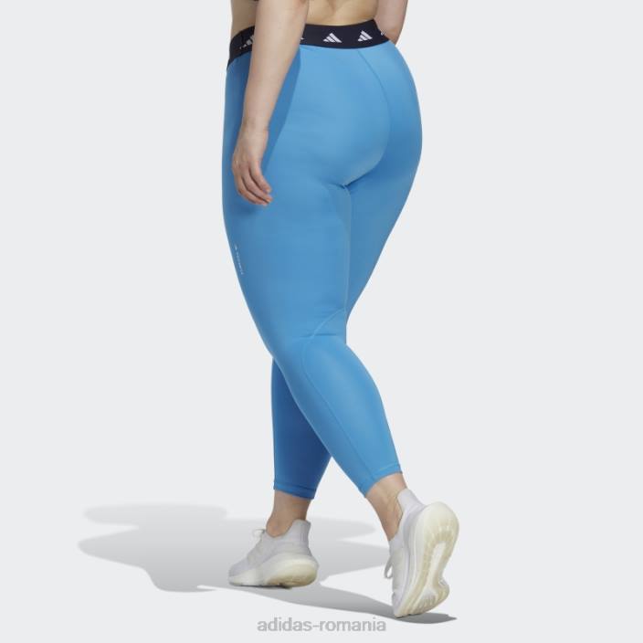 Adidas jambiere techfit 7/8 (mărime plus) albastru femei cerneală albastră 2JBN3037