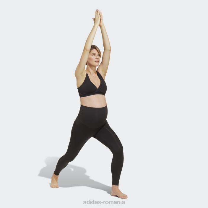 Adidas jambiere yoga 7/8 (maternitate) negru femei negru 2JBN9565