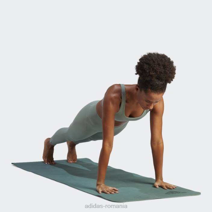 Adidas jambiere yoga studio luxe 7/8 verde argintiu femei verde argintiu 2JBN2233