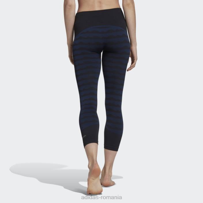 Adidas leggings marimekko aeroknit 7/8 bleumarin femei marina 2JBN2866