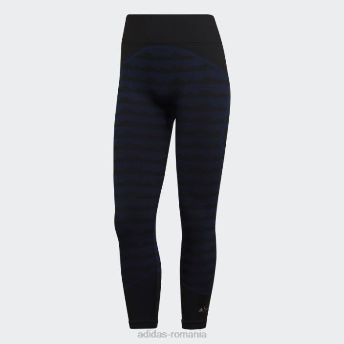 Adidas leggings marimekko aeroknit 7/8 bleumarin femei marina 2JBN2866