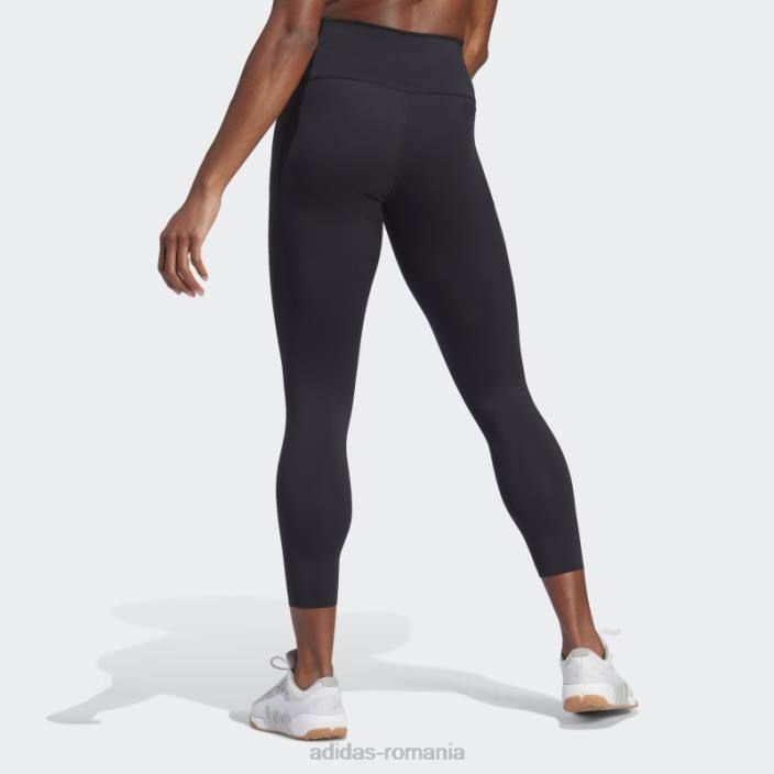 Adidas leggings negri optime training luxe 7/8 fierbinte femei negru 2JBN3723