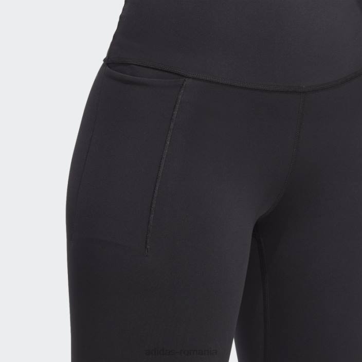 Adidas leggings negri optime training luxe 7/8 fierbinte femei negru 2JBN3723