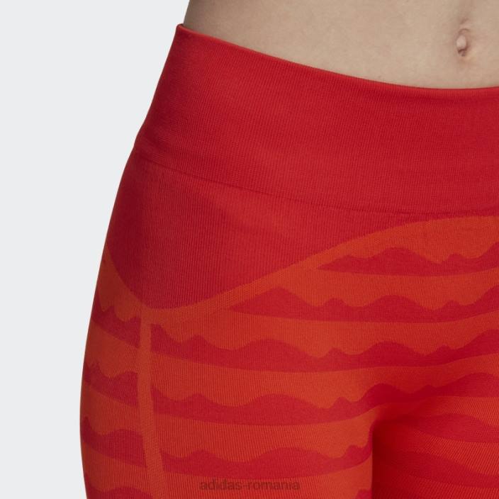 Adidas leggings portocaliu marimekko aeroknit 7/8 adidas femei portocale 2JBN2697