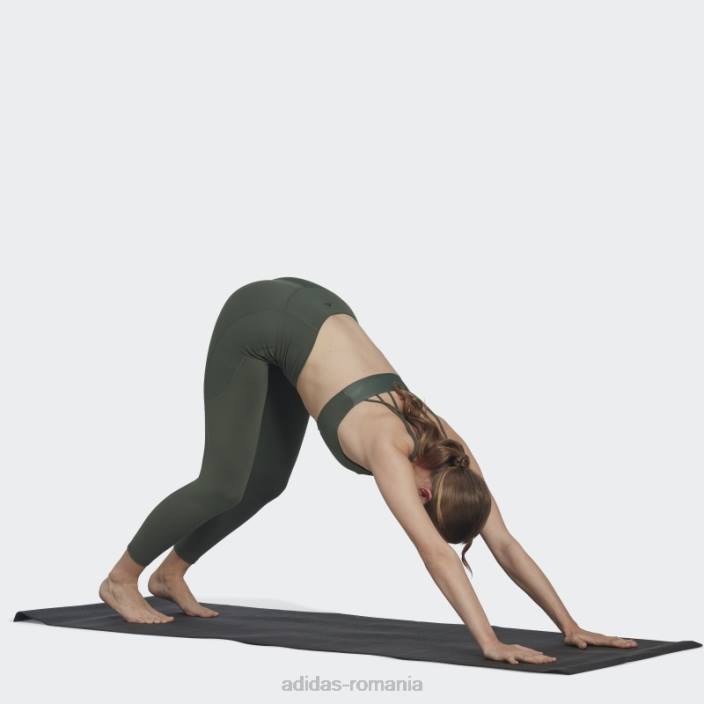 Adidas leggings yoga studio oxid verde 7/8 femei oxid verde 2JBN10742