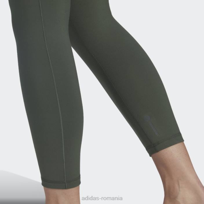Adidas leggings yoga studio oxid verde 7/8 femei oxid verde 2JBN10742