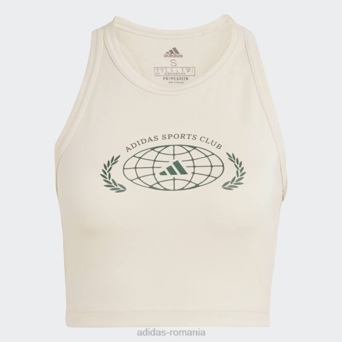 Adidas lenjerie sport club crop grafic tanc top fashion femei lenjerie 2JBN2355