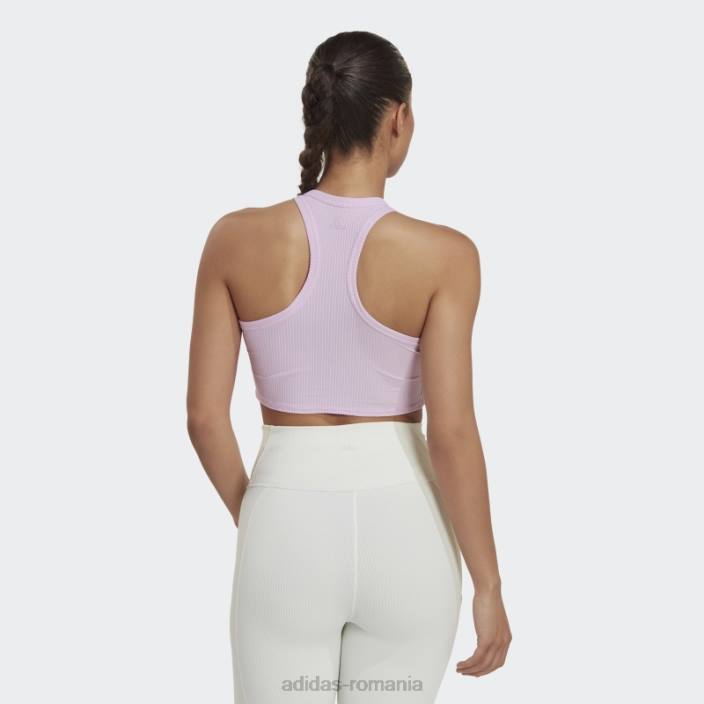 Adidas lila yoga studio înfășurat maiuu adidas femei liliac 2JBN10713