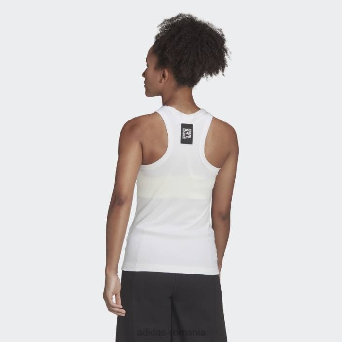 Adidas maiou cu nervuri alb hot x karlie kloss femei alb 2JBN10571