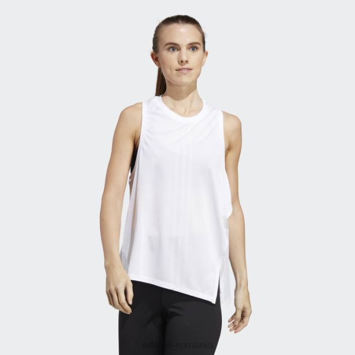 Adidas maiou de antrenament alb hiit aeroready quickburn adidas femei alb negru 2JBN16797